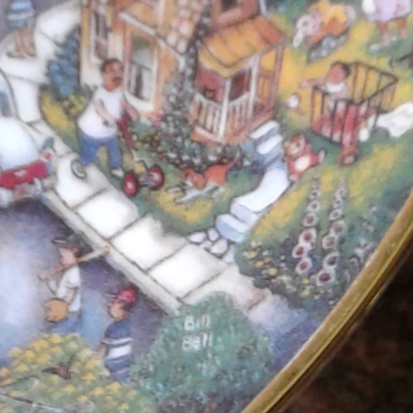 Franklin Mint Bill Bell Plate - Picture 4 of 4